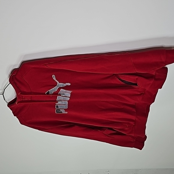 PUMA large red athletic hoodie - Picture 2 of 7